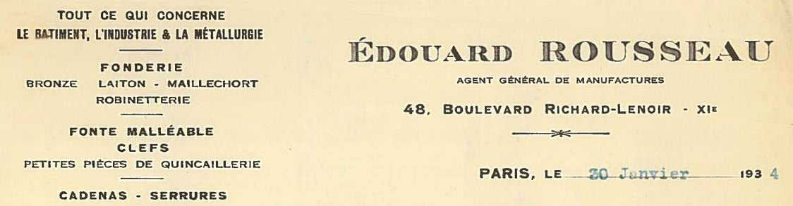 Edouard ROUSSEAU old